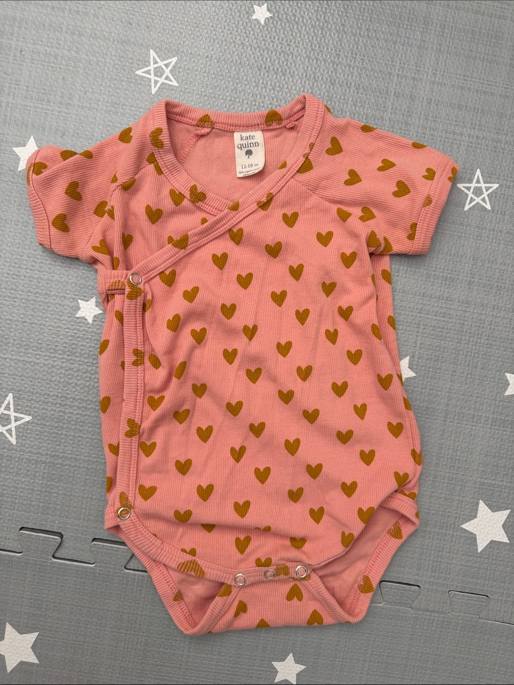 Kate Quinn - Heart Kimono Bodysuit, 12-18 months